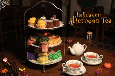 【Ascot Tea Room】10月週末限定「ハロウィンアフタヌーンティー」