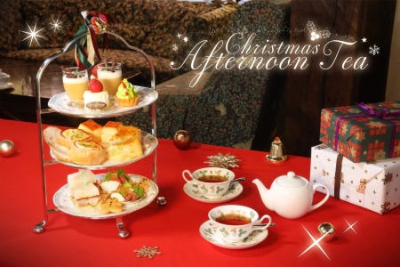 【Ascot Tea Room】2025.11.29~12.25 週末限定「クリスマスアフタヌーンティー」